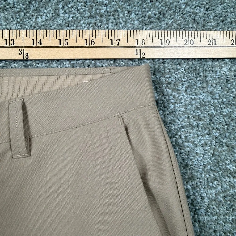 7 Diamonds 7 Pocket Chino Athletic Fit Pants Men's 36x30 Tan Stretch Golf Travel